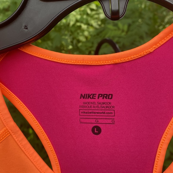 Nike Pro - Girls racer back, running / athletic shirt.  Youth size large. - Picture 6 of 6